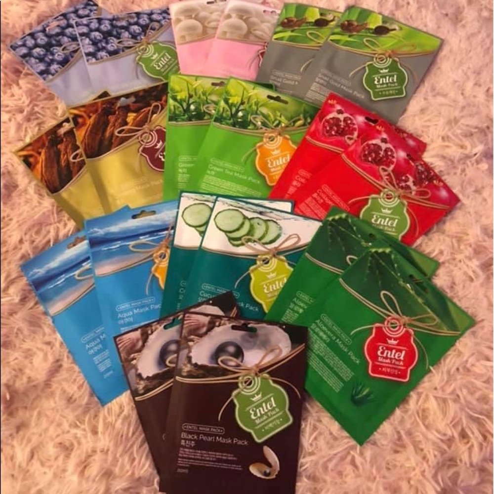 Korean sheet masks 10 piece variety bundle
